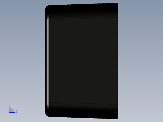 某支撑座一模二腔塑料模具设计工件和任务书左视缩略图