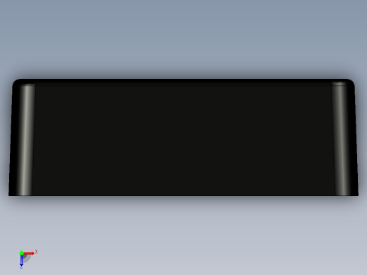 某支撑座一模二腔塑料模具设计工件和任务书俯视缩略图