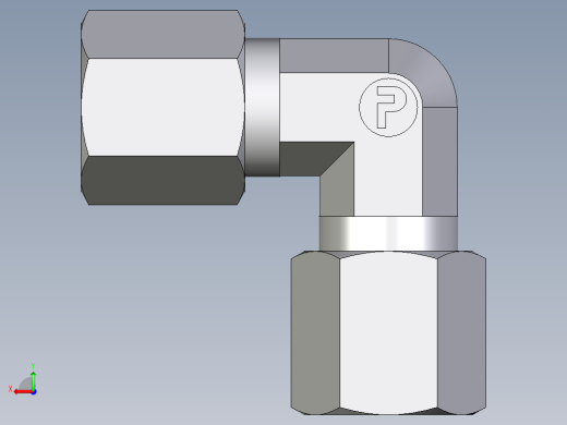 卡套式工业通用硬管接头EO_Union_elbow_W06ZS71后视缩略图