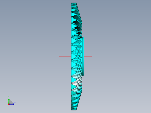 齿轮啮合 (105)左视缩略图