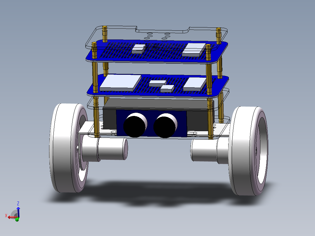 自平衡小车（三维+课设+程序+二维+电路图）