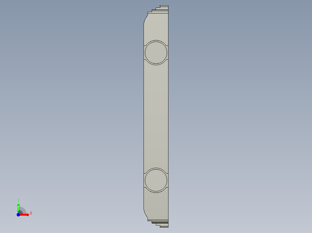 基恩士FS-V34C(P)_endunit_kc图纸模型前视图