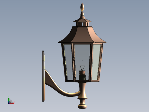 经典户外壁挂灯前视缩略图