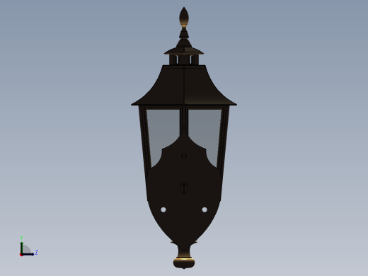 经典户外壁挂灯左视缩略图