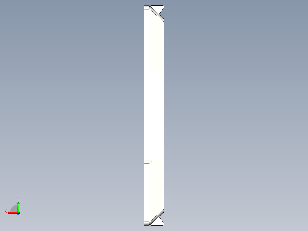 基恩士KV-sideunit_kc图纸模型后视图