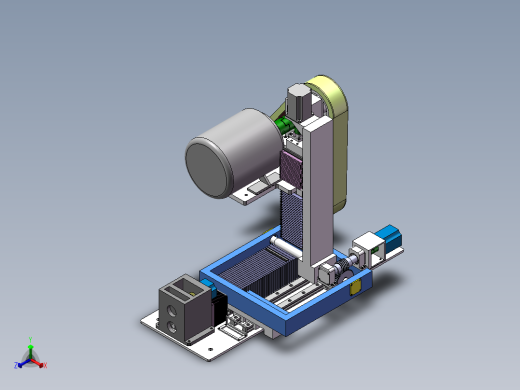 抛光打磨机正等轴测缩略图