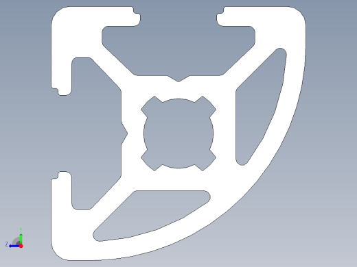 型材-BR 20X20R KJN992890.STEP右视缩略图