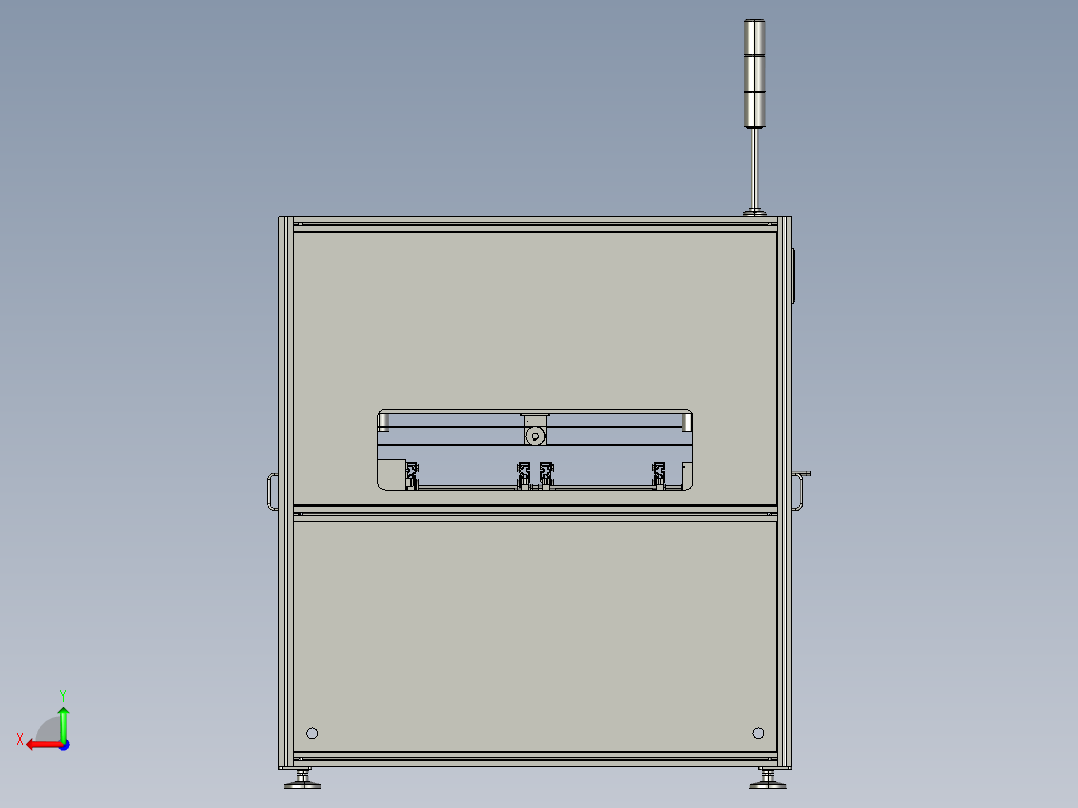 整机装配体后视图