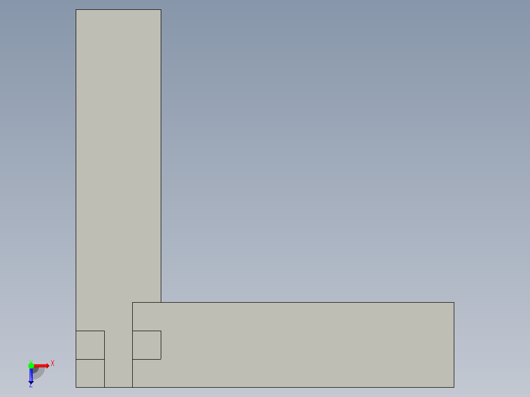 木制接头5俯视图