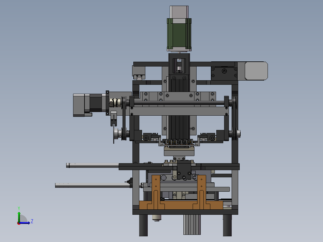 焊接机器sw20左视图