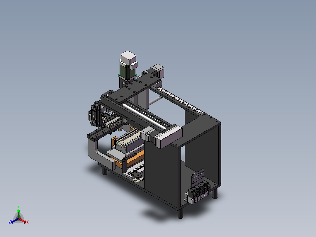 焊接机器sw20正等轴测图
