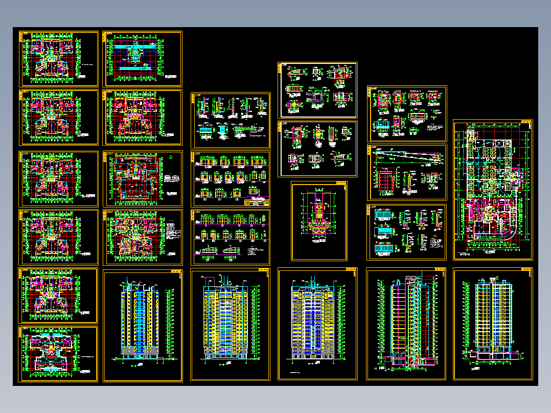某小区12号住宅楼全套施工图