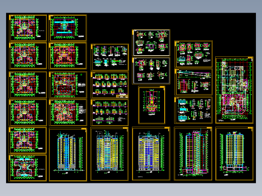 某小区12号住宅楼全套施工图