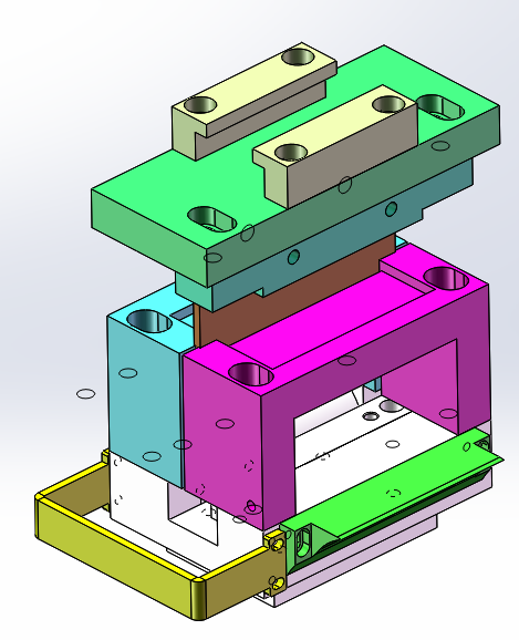 汽车密封条EPDM硬骨架裁断收料生产线(sw18可编辑+工程图+bom）