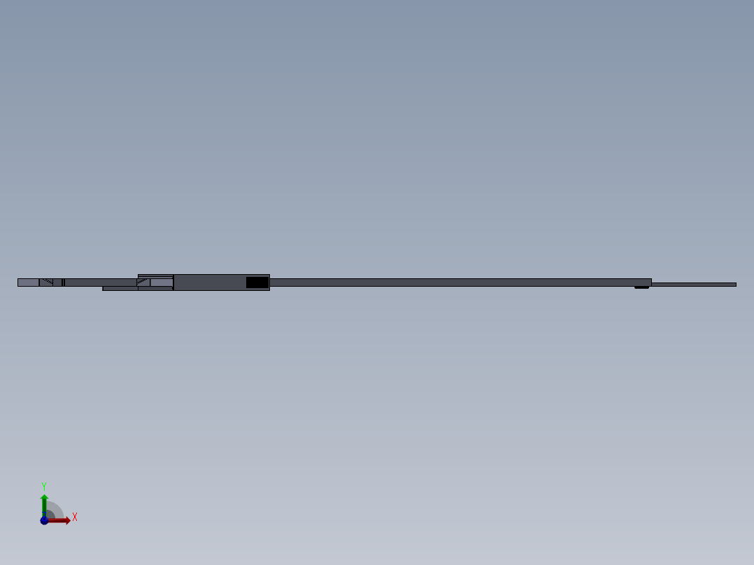 游标卡尺模型前视图