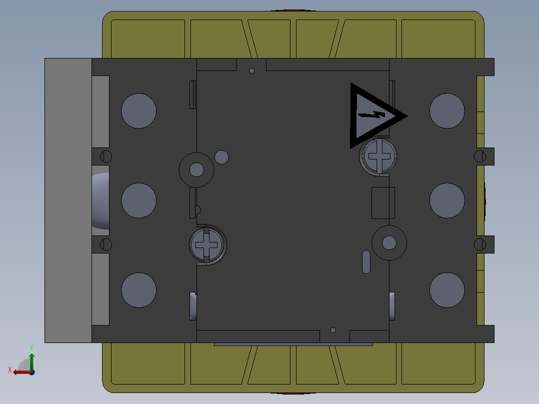 凸轮开关后视图