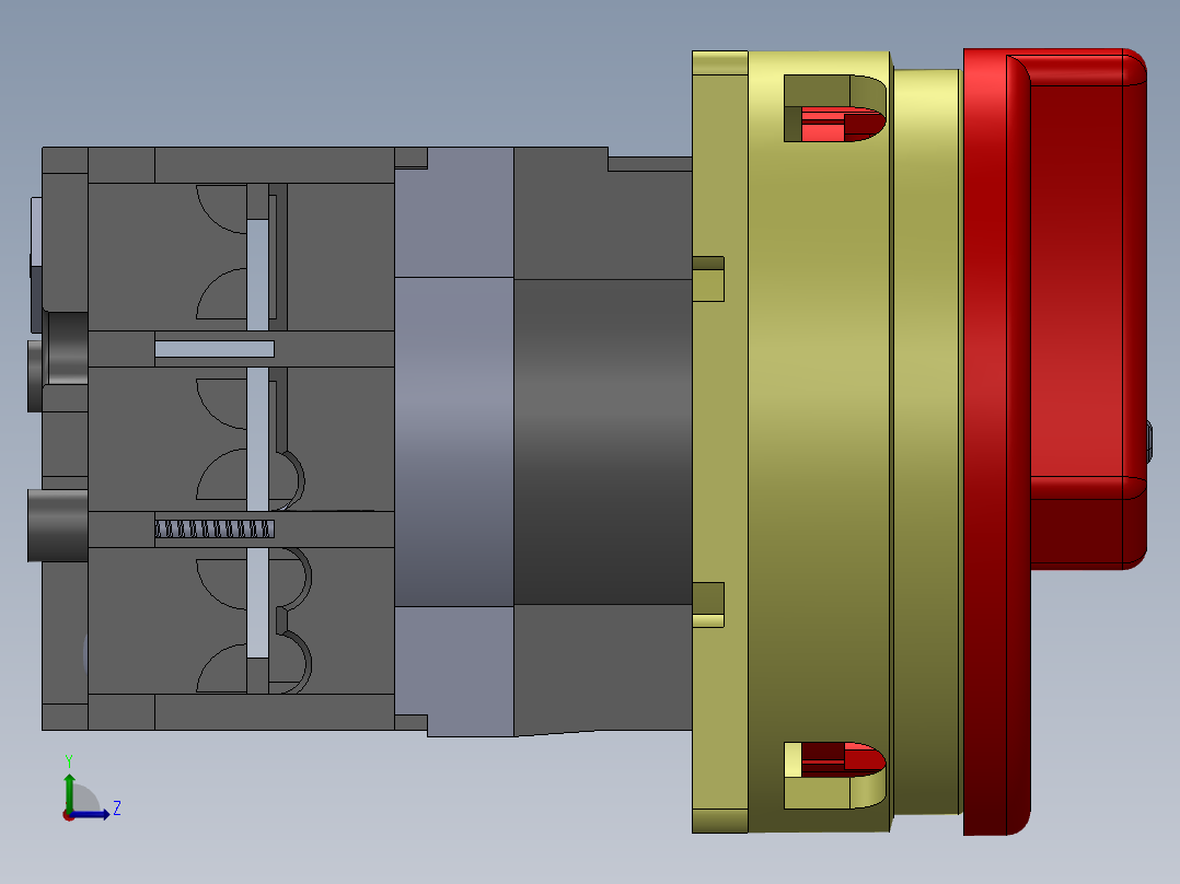 凸轮开关左视图