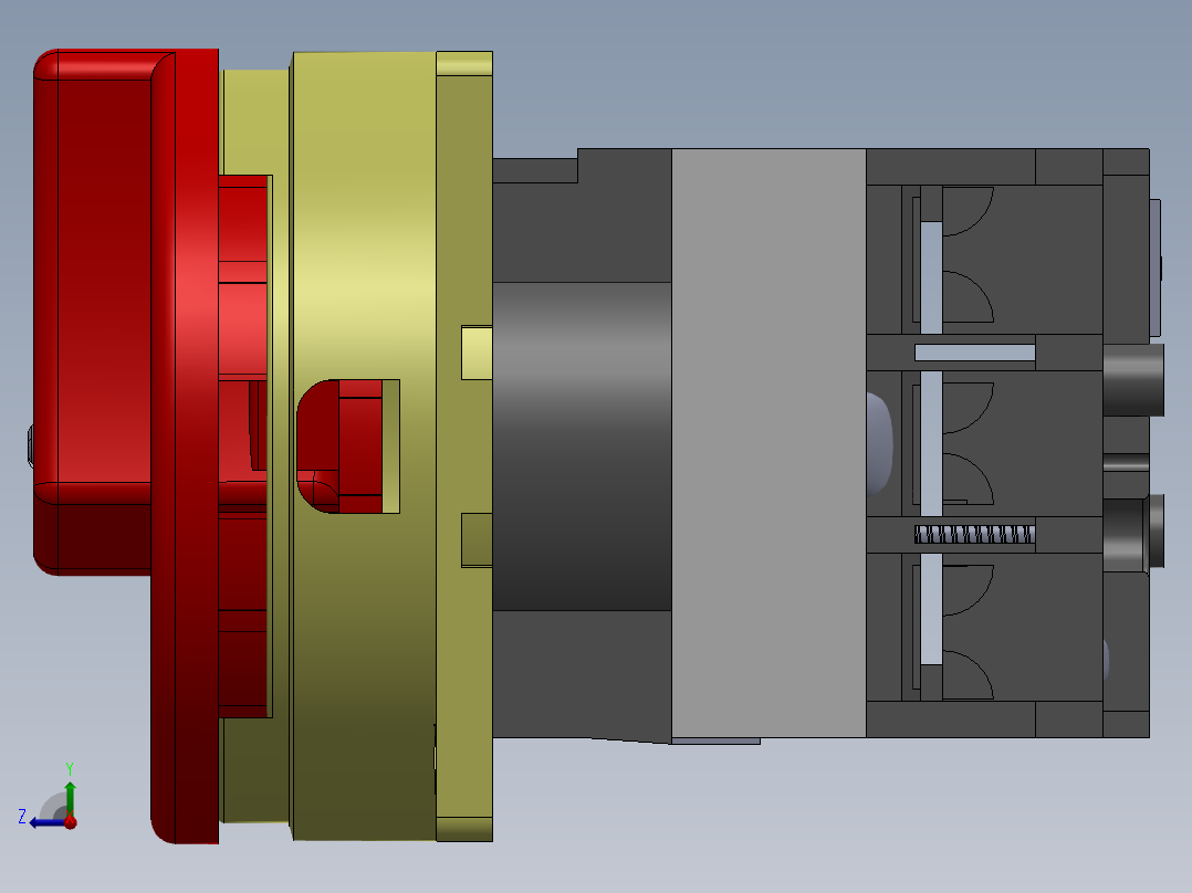 凸轮开关右视图