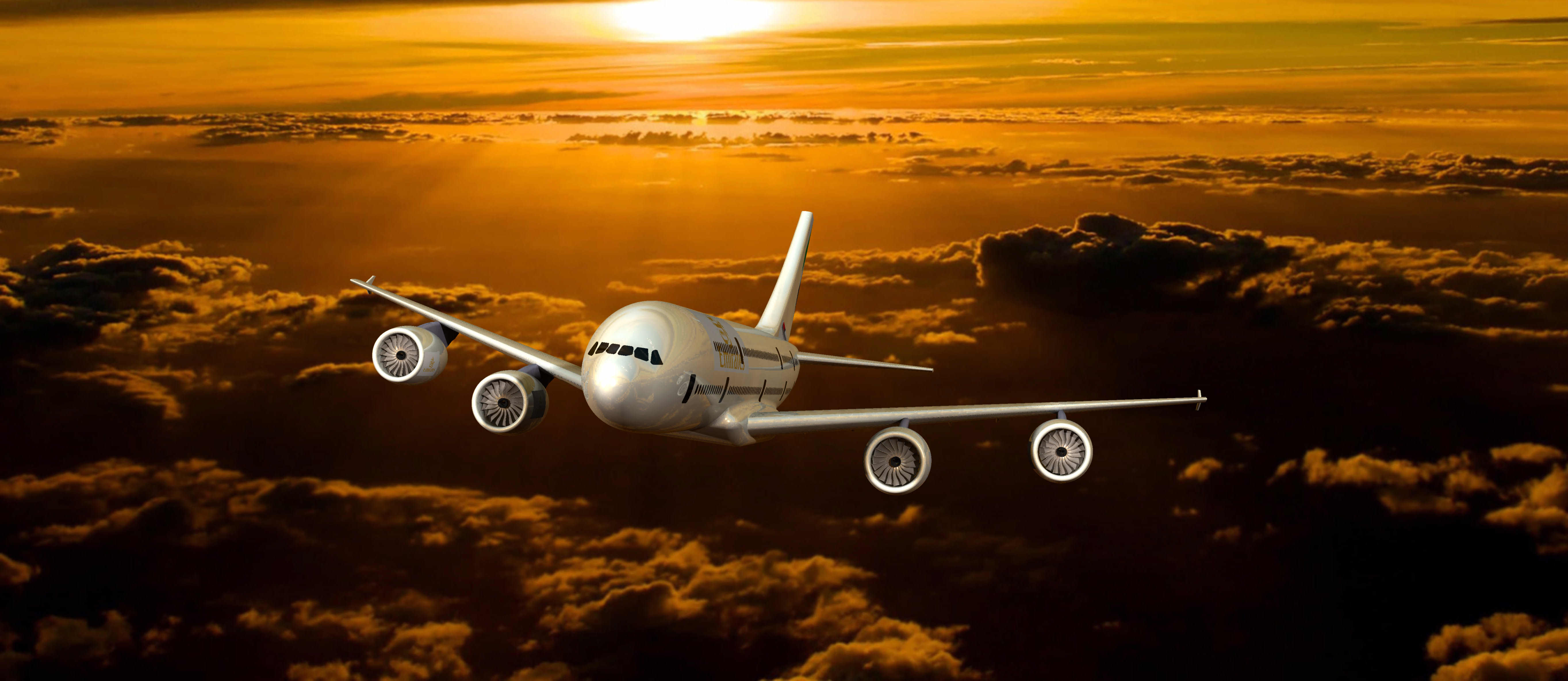 A2004667-A380 飞机