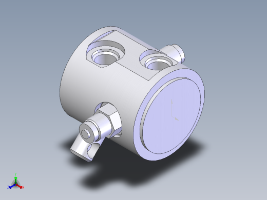 7款EP25DCBV液压缸,模型