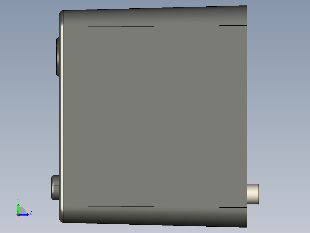 副扬声器12左视图