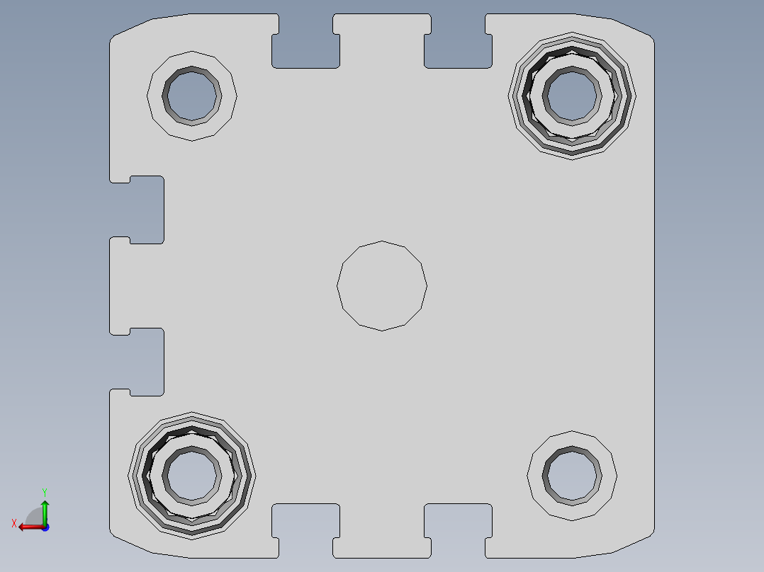 费斯托气缸536296_ADN_40_50_A_P_A后视图