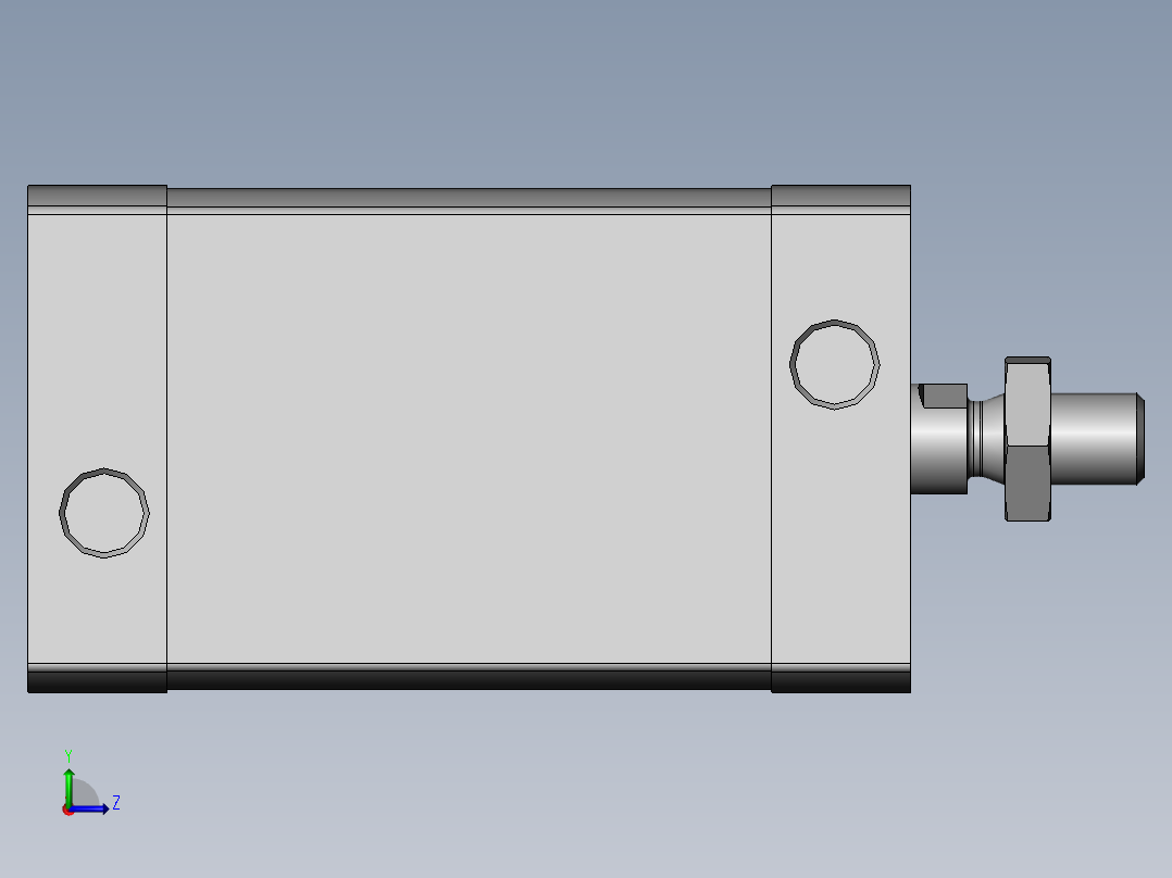 费斯托气缸536296_ADN_40_50_A_P_A左视图