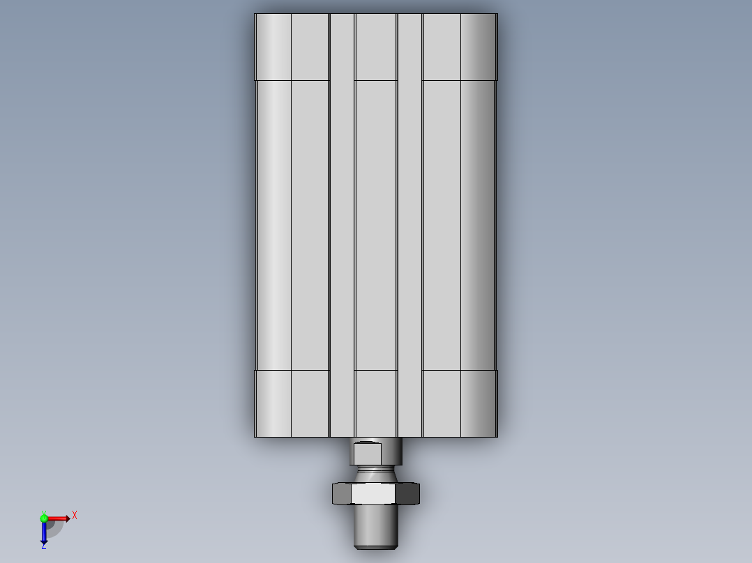 费斯托气缸536296_ADN_40_50_A_P_A俯视图