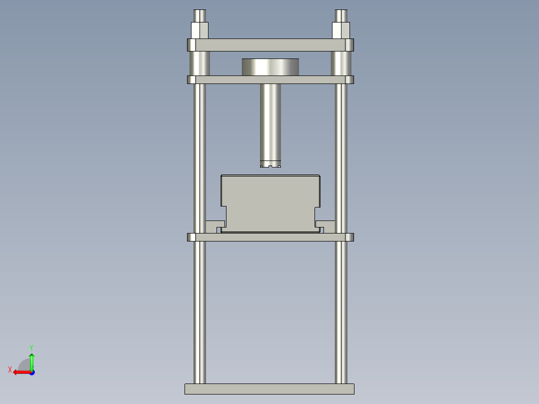 充磁线圈机构后视图