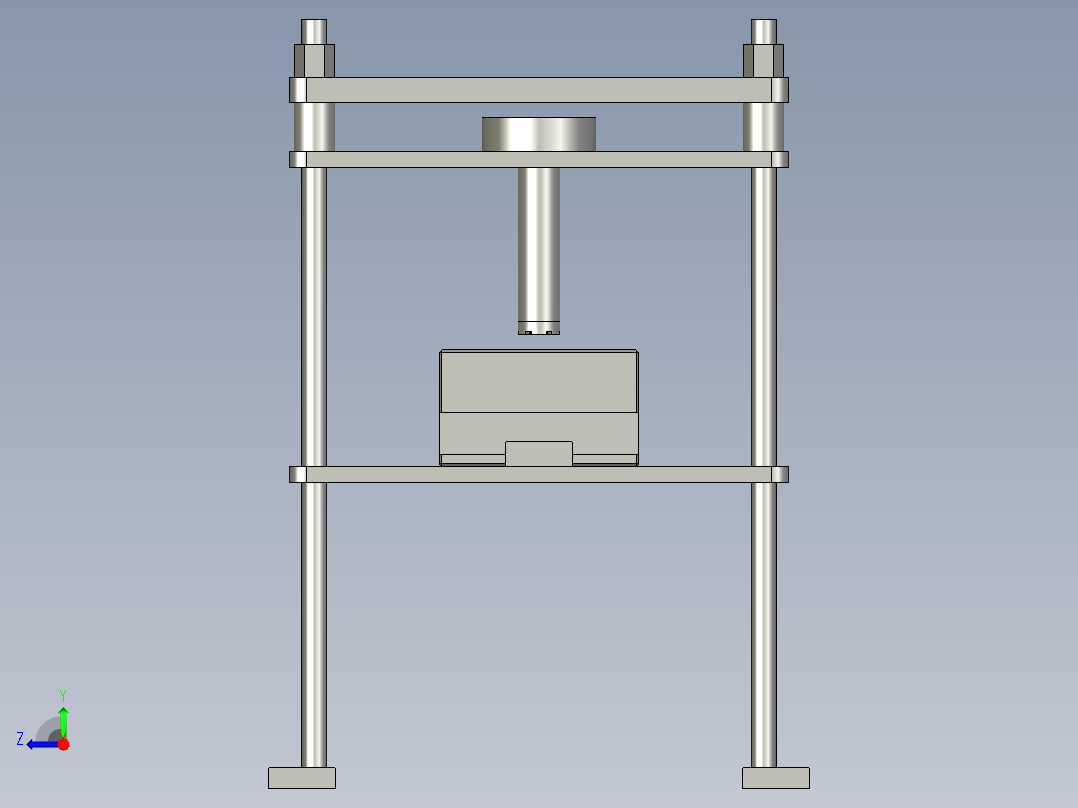 充磁线圈机构右视图