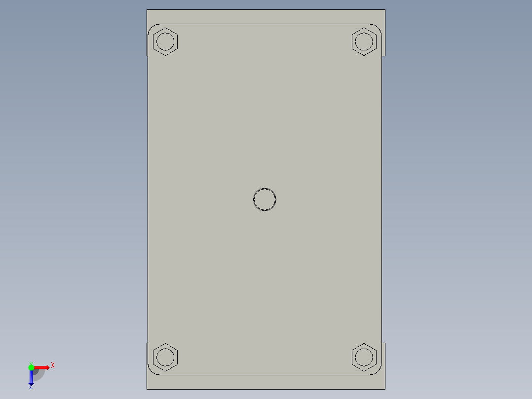 充磁线圈机构俯视图