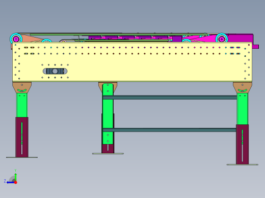 往复式移动送料装置右视缩略图