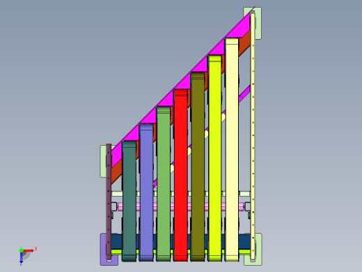 往复式移动送料装置俯视缩略图