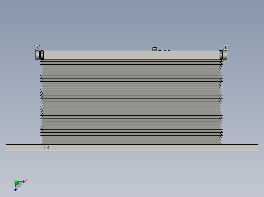 小型多功能折叠运输升降小车俯视图