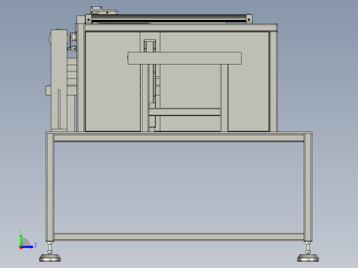 盒盖自动覆膜机左视缩略图