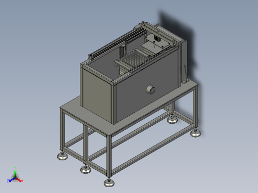 盒盖自动覆膜机正等轴测缩略图