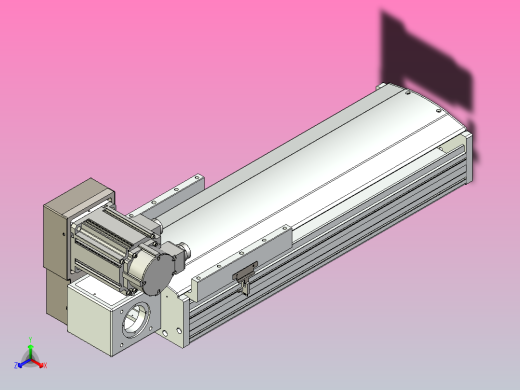 皮带直线轴半封闭可选导轨TPA-HNB-220D-176-L300-LU-C-P1K-N3