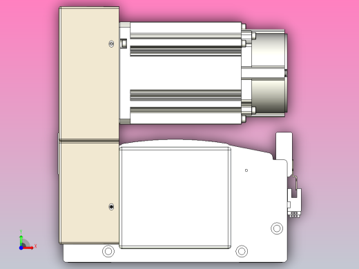 皮带直线轴半封闭可选导轨TPA-HNB-220D-176-L300-LU-C-P1K-N3前视缩略图