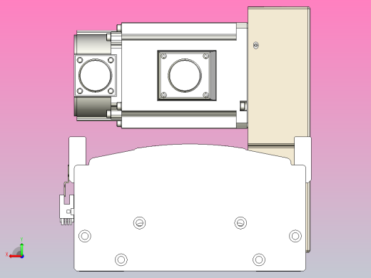 皮带直线轴半封闭可选导轨TPA-HNB-220D-176-L300-LU-C-P1K-N3后视缩略图