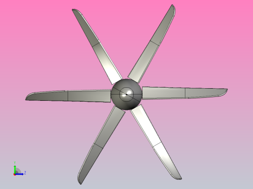 刚性动力C-130J超级大力神螺旋桨左视缩略图