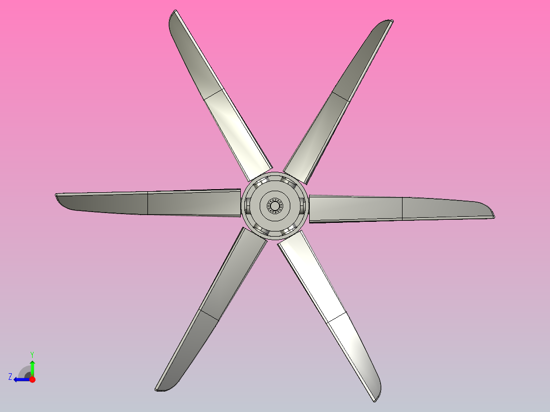 刚性动力C-130J超级大力神螺旋桨右视图