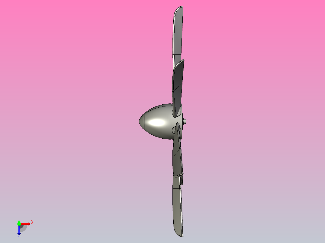 刚性动力C-130J超级大力神螺旋桨俯视图