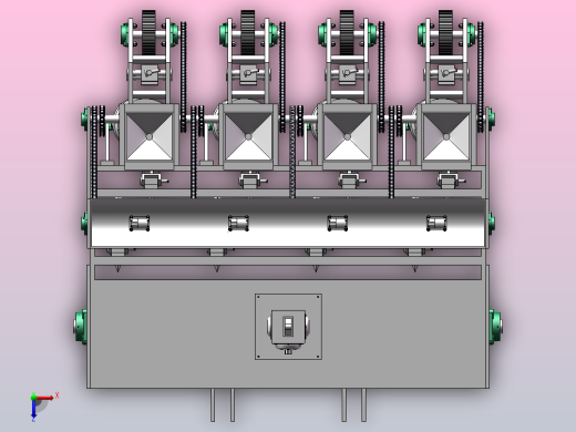 播种施肥机【三维】俯视缩略图