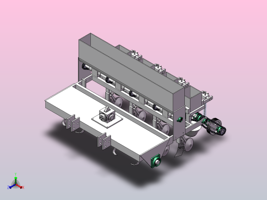 播种施肥机【三维】正等轴测缩略图