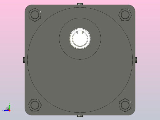 140W 微型减速电机[61K140GU-A]右视缩略图