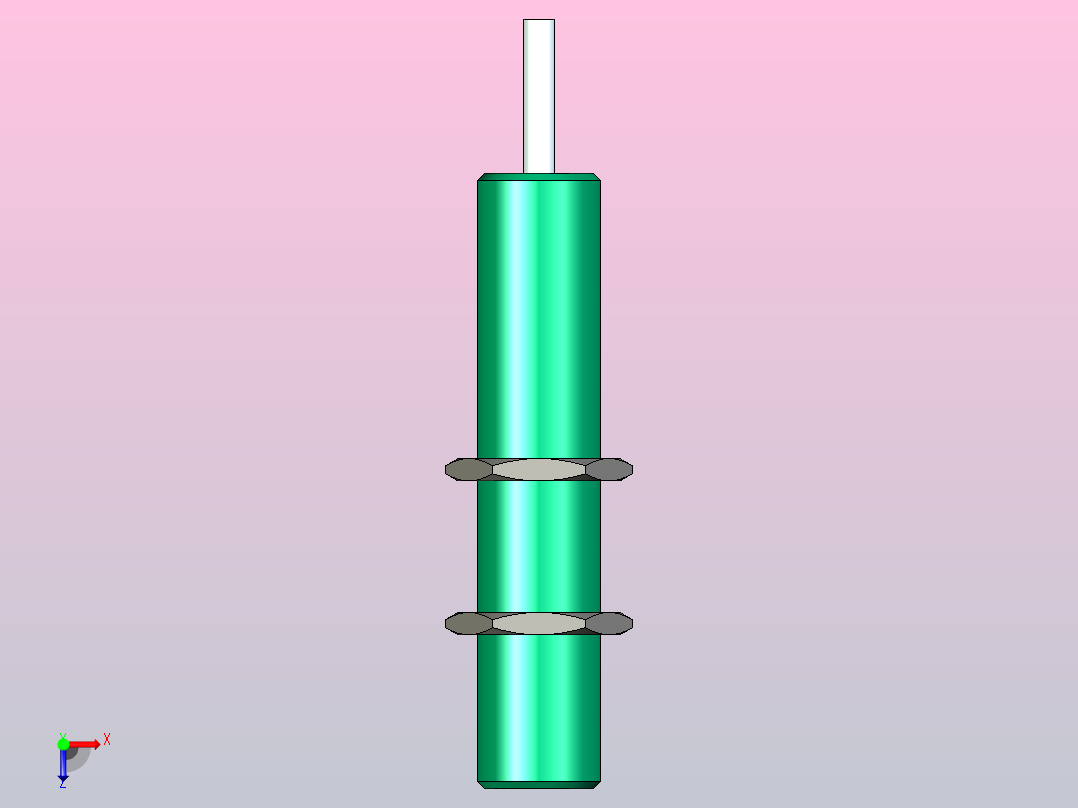 电感式传感器 NBB1,5-8GM40-Z0俯视图