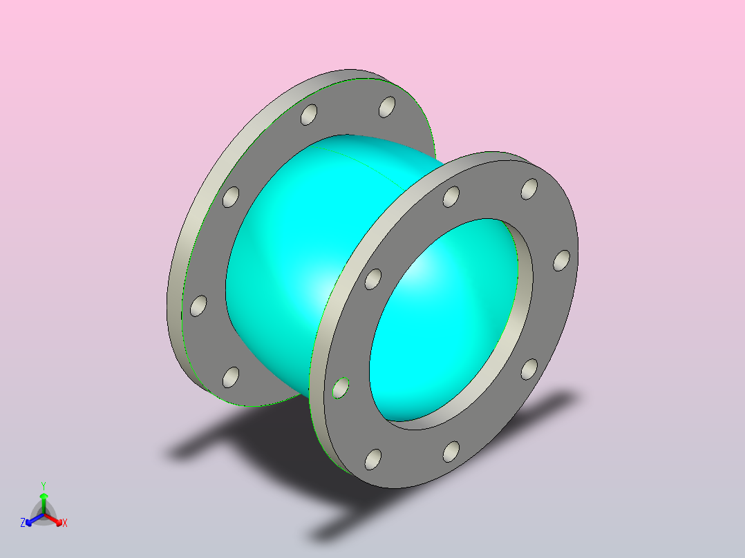 软连接（DN200）主视图