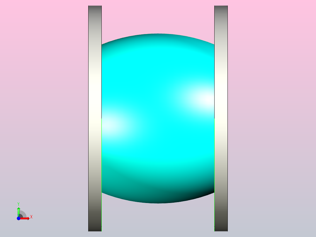 软连接（DN200）前视图