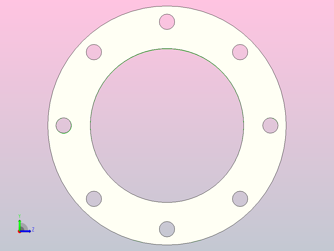 软连接（DN200）左视图