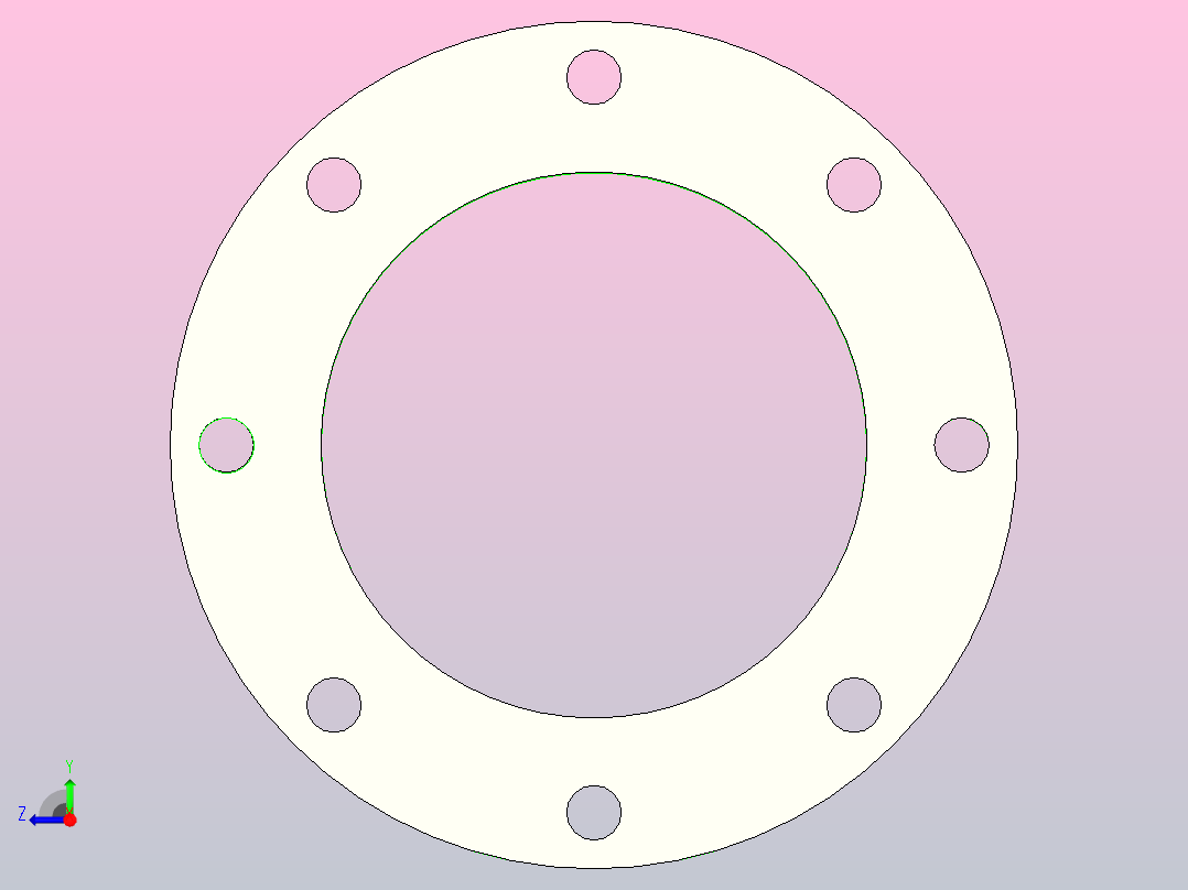 软连接（DN200）右视图